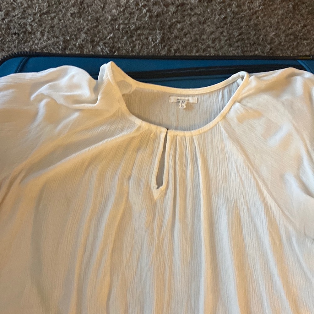Maurices white blouse